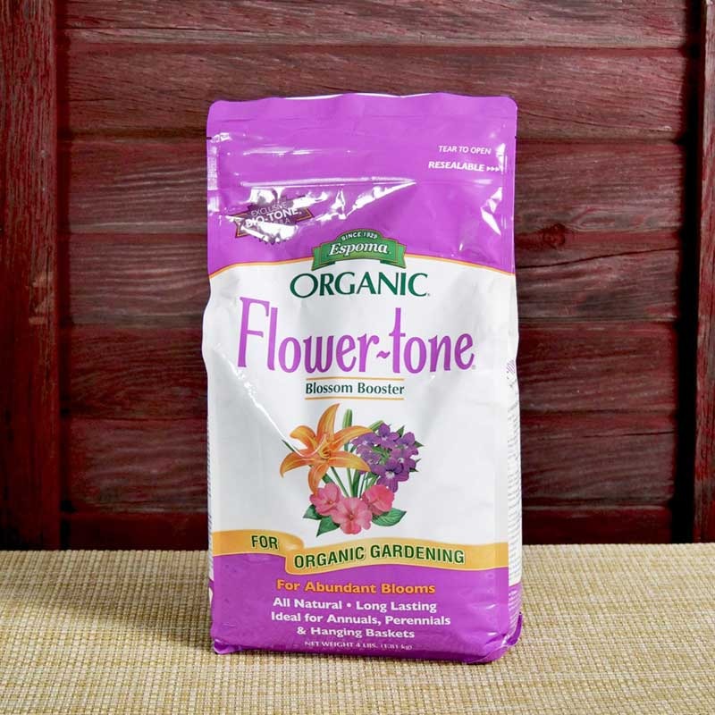 Pink flower tone organic fertilizer